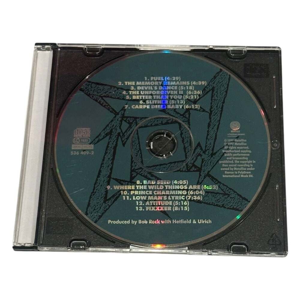 Metallica - Reload (1997) Audio CD, Vertigo Release 536 409-2